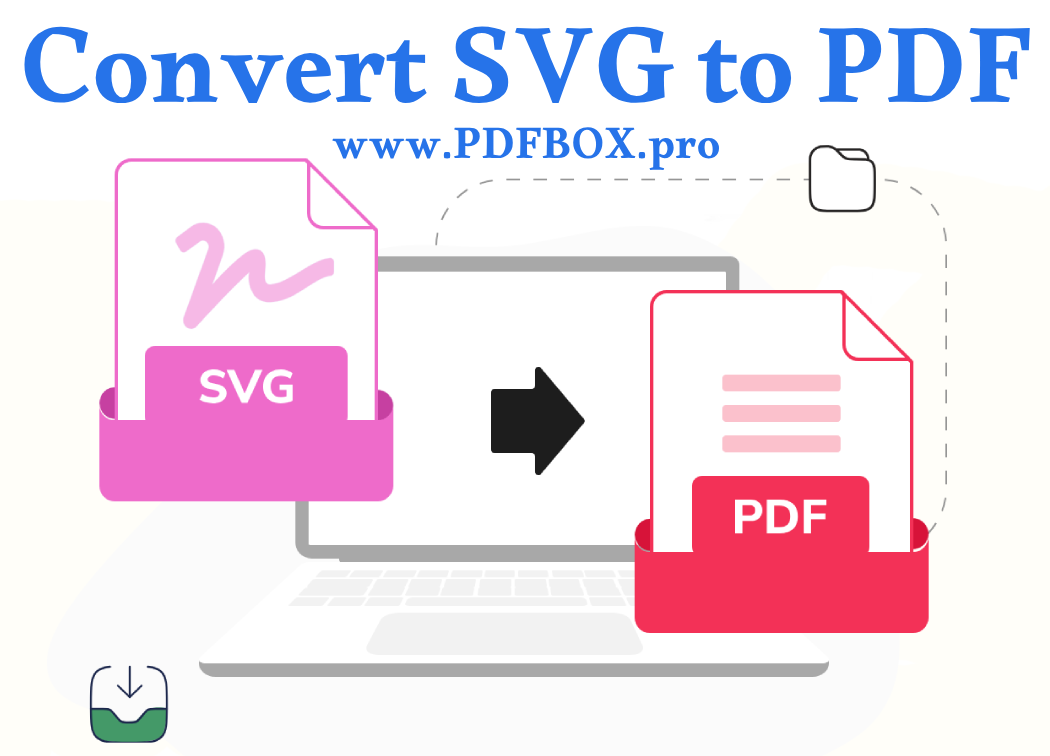 Convert SVG to PDF documents online and free