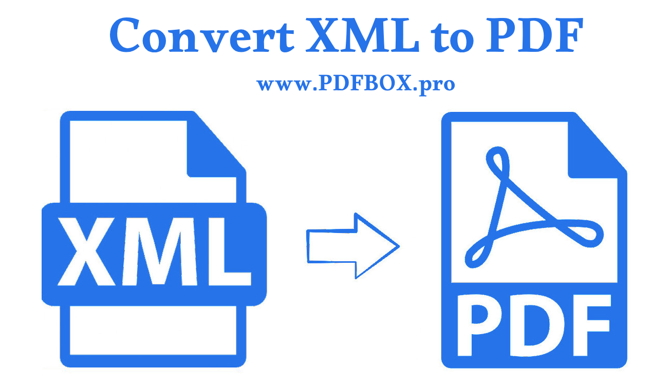 Convert XML to PDF file online and free