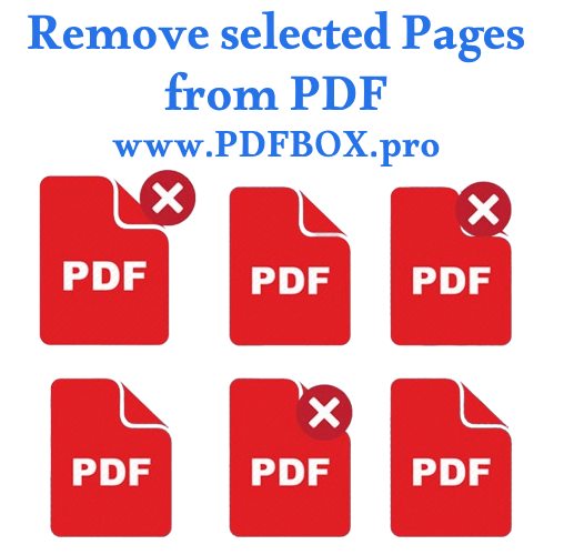 Remove pages from PDF file