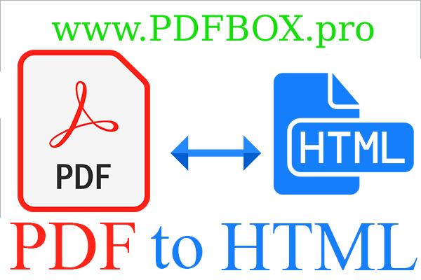 Convert PDF to HTML online and free